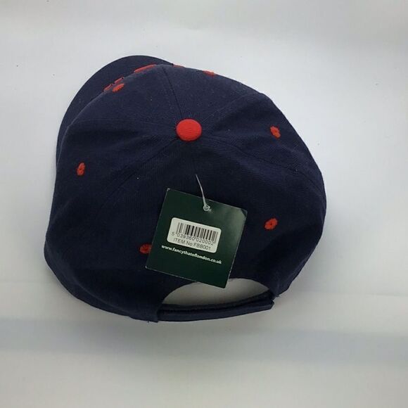 Baseball Cap Fancy That Of London Hat Unisex Navy Red Brim  Bath London England - Picture 3 of 8